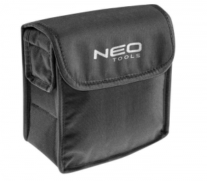 Neo Tools 75-107 Lézerkeresztes szintező, önbeálló, 20m, zöld lézer, mágneses tartóval